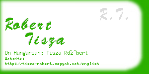 robert tisza business card